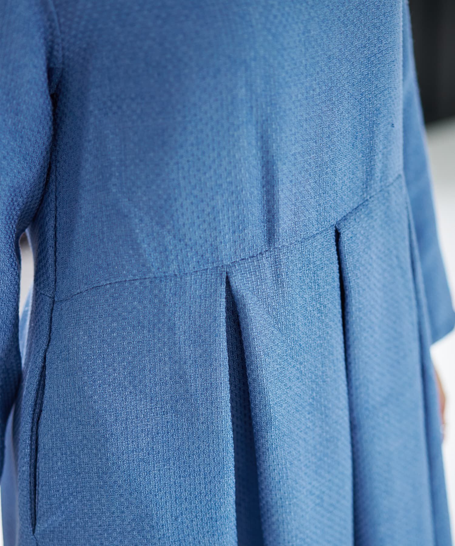 STYLE DELI「凹凸織り生地タックワンピース」|ワンピース|