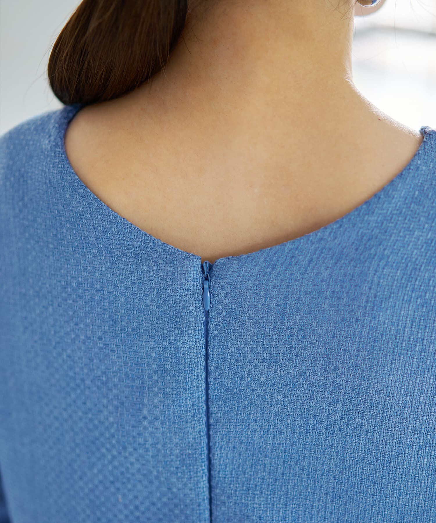 STYLE DELI「凹凸織り生地タックワンピース」|ワンピース|