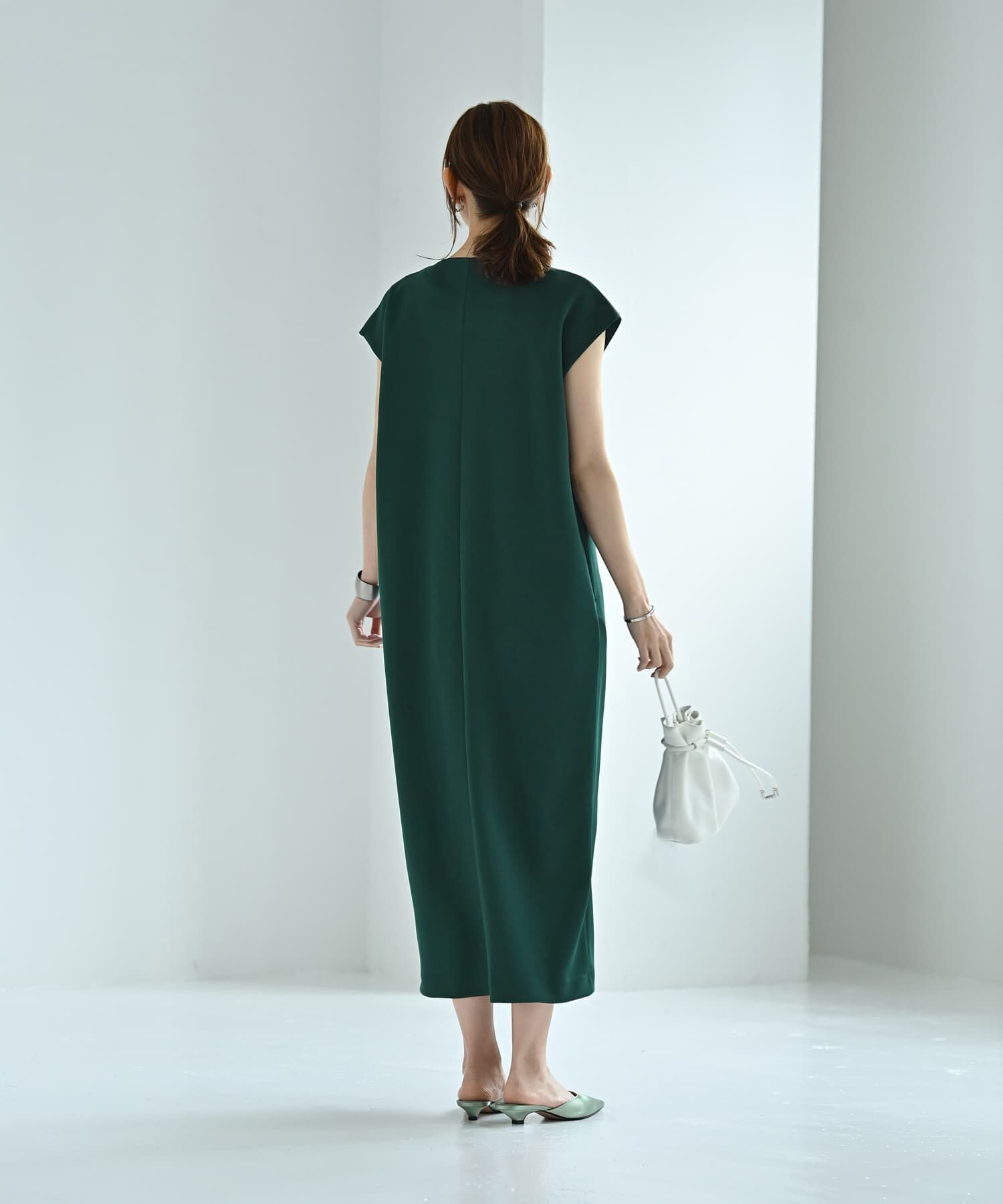 STYLE DELI「【Kana Oyama&times;BLK001】ジップジレワンピース／DELI size」|ワンピース|