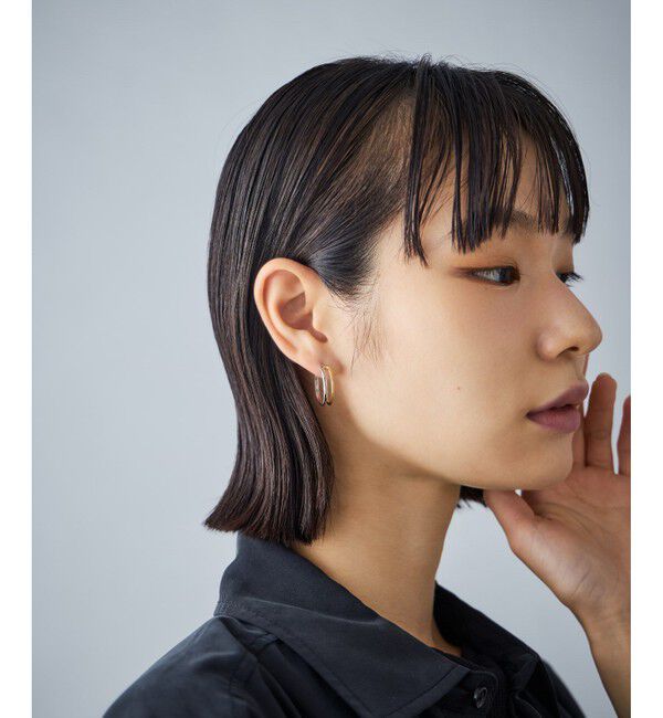 Jouete「[ラップピアス] ダブルフープ コンビカラー」|ピアス|