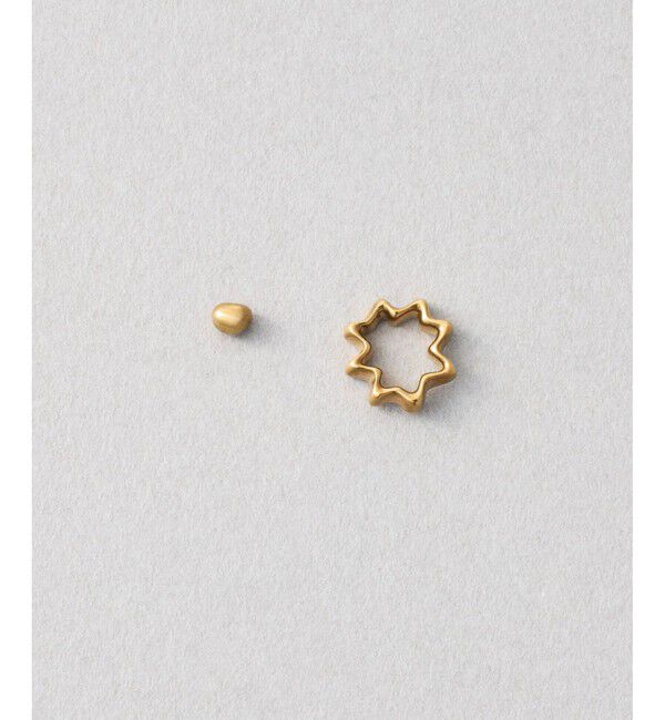 Jouete「[モーラ] ピアス アシンメトリー」|ピアス|ブラウン