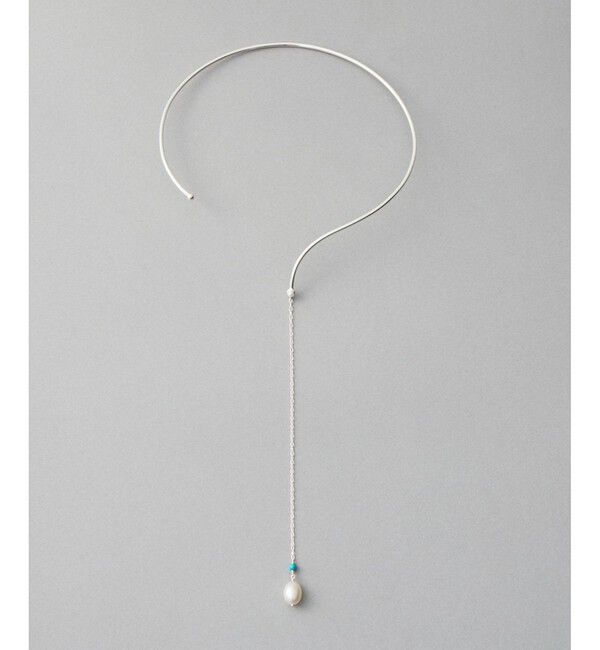 Jouete「[モーラ] チョーカー パール&times;ターコイズ」|ネックレス|シルバー