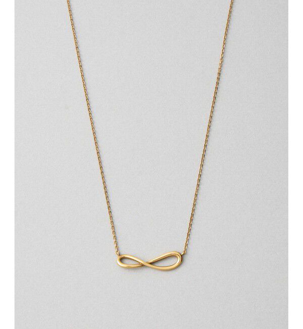 Jouete「[ステートメント] ネックレス インフィニティ」|ネックレス|ブラウン
