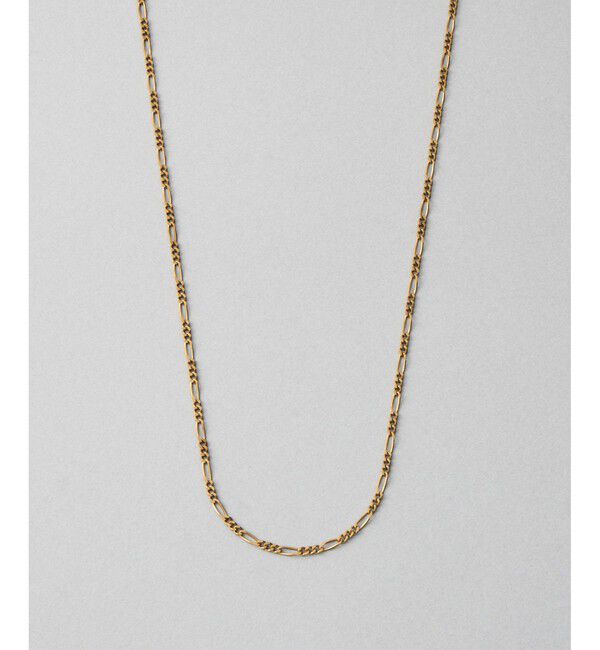 Jouete「ロングネックレス フィガロチェーン」|ネックレス|ブラウン