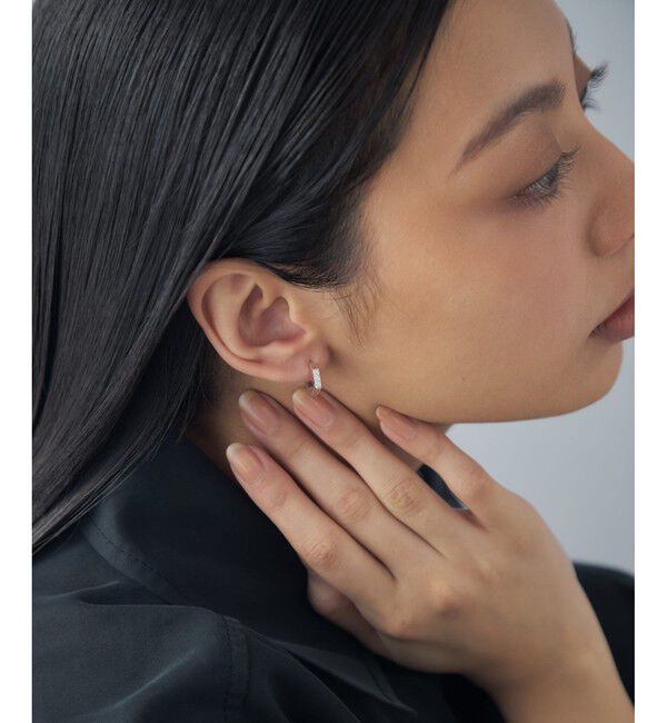 Jouete「[スナップピアス] ヘキサゴン ジルコニア」|ピアス|