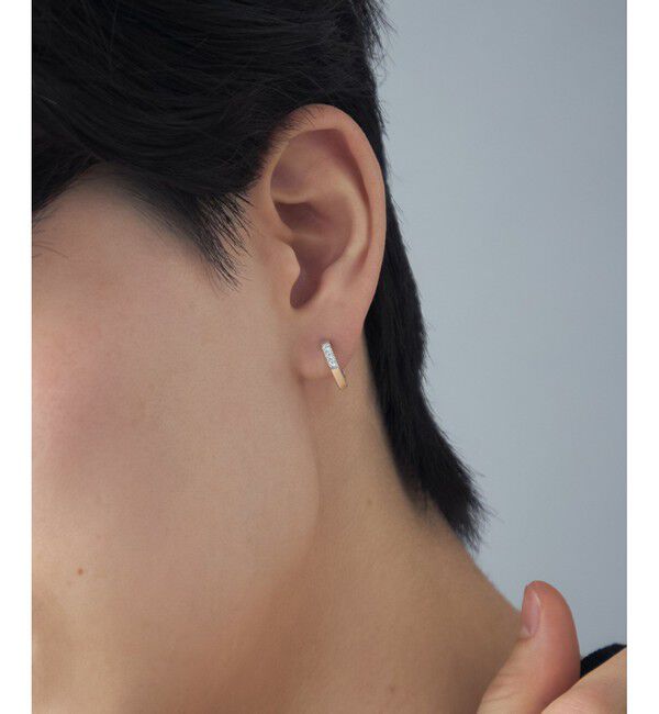 Jouete「[スナップピアス] ヘキサゴン ジルコニア」|ピアス|