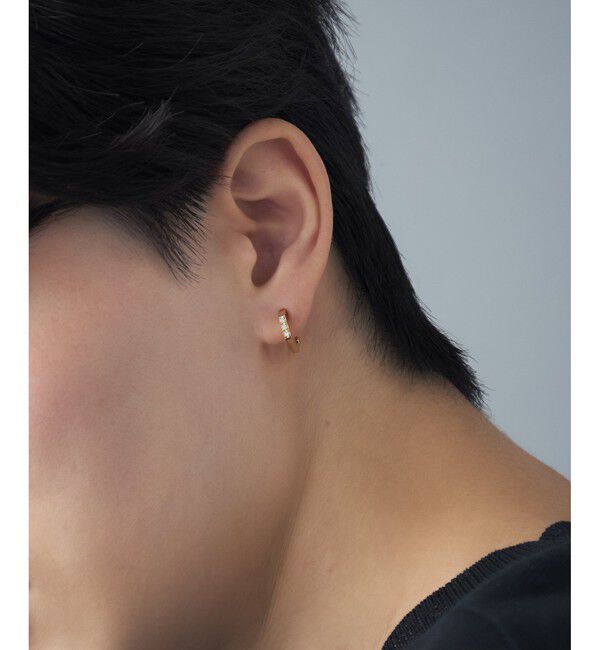 Jouete「[スナップイヤリング] ヘキサゴン ジルコニア」|イヤリング|