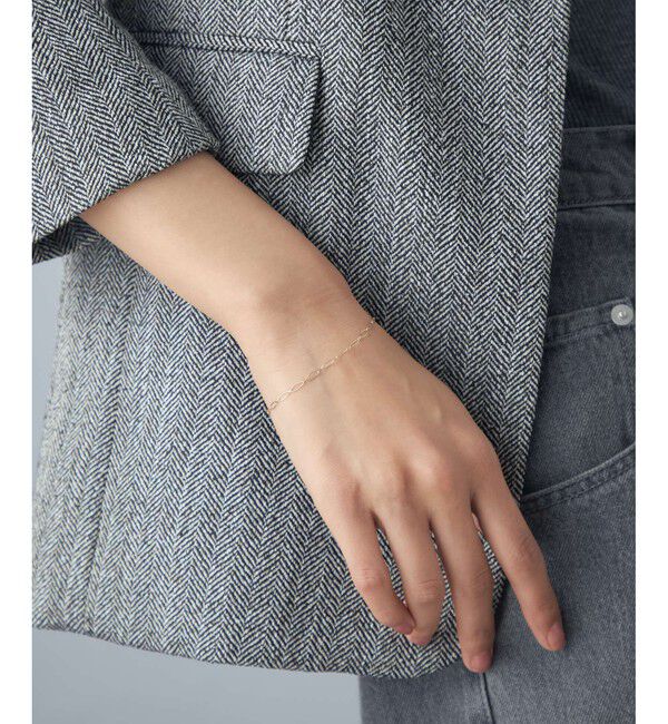 Jouete「K10YG ブレスレット チェーン」|ブレスレット・バングル|