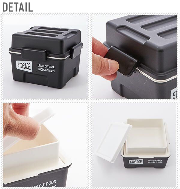 BACKYARD FAMILY「弁当箱 2段 550ml STORAGE ストレージ 通販 ランチボックス お弁当 ランチ 男子」|食器・キッチングッズ|