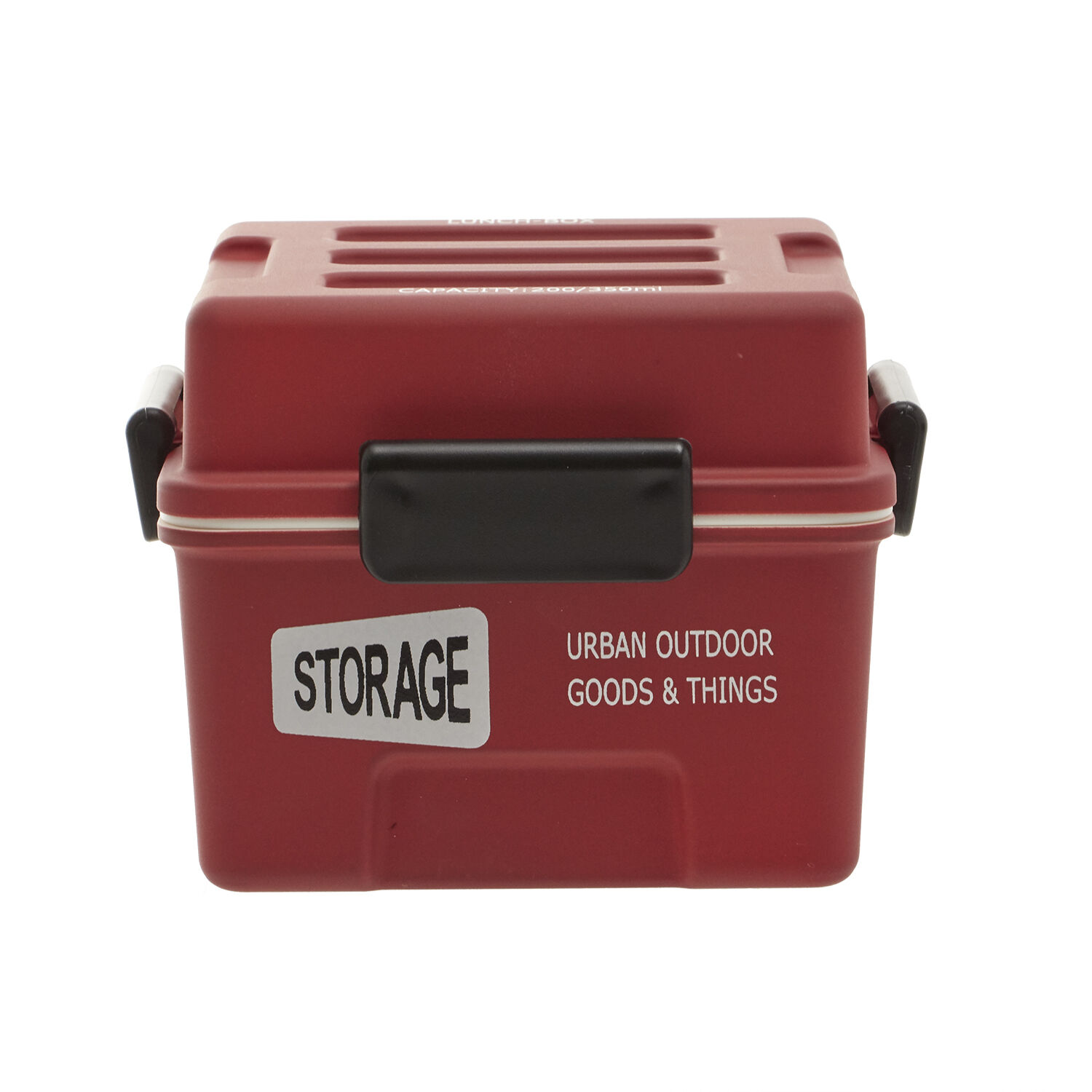 BACKYARD FAMILY「弁当箱 2段 550ml STORAGE ストレージ 通販 ランチボックス お弁当 ランチ 男子」|食器・キッチングッズ|レッド1