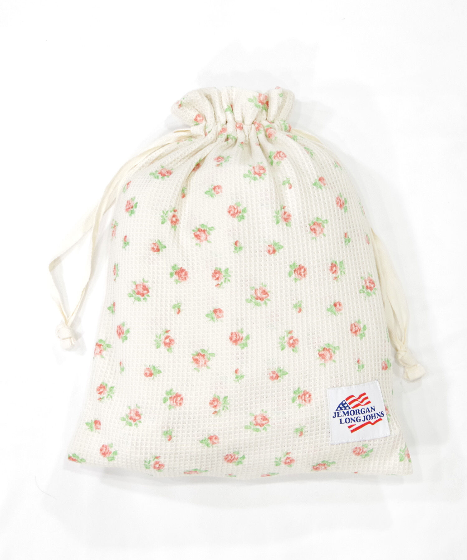 BACKYARD FAMILY「ワッフル 生地 セットアップ 通販 JEMORGAN サーマル JD570-59S 花柄 かわいい」|ルームウェア|