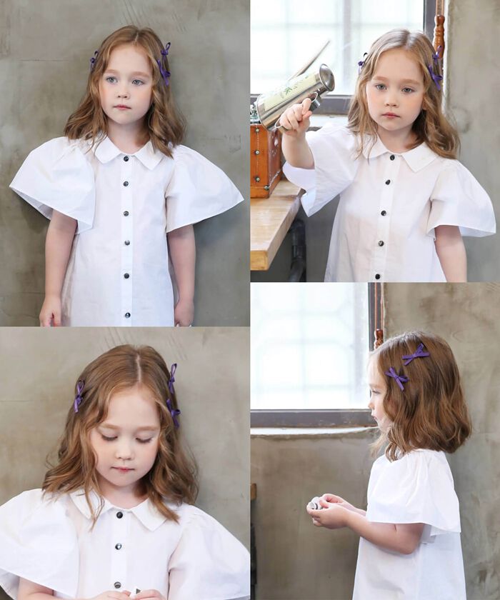 BACKYARD FAMILY「ヘアクリップ キッズ 3個セット 通販 ヘア クリップ 68232302 ランランリボンヘアピン」|その他|