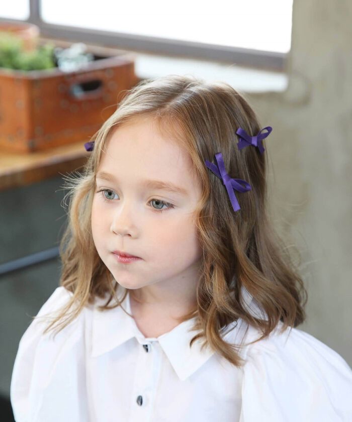 BACKYARD FAMILY「ヘアクリップ キッズ 3個セット 通販 ヘア クリップ 68232302 ランランリボンヘアピン」|その他|