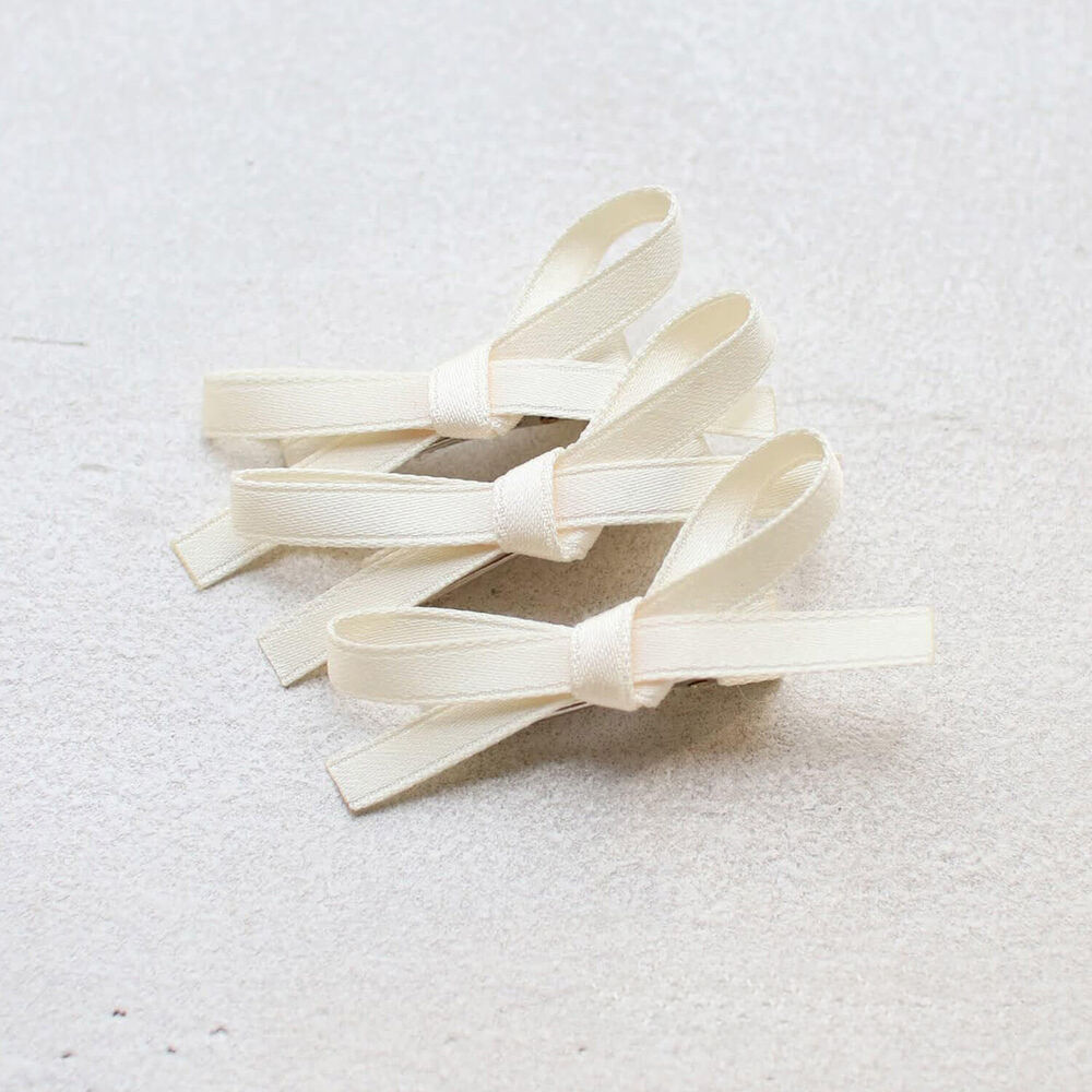 BACKYARD FAMILY「ヘアクリップ キッズ 3個セット 通販 ヘア クリップ 68232302 ランランリボンヘアピン」|その他|イエロー1