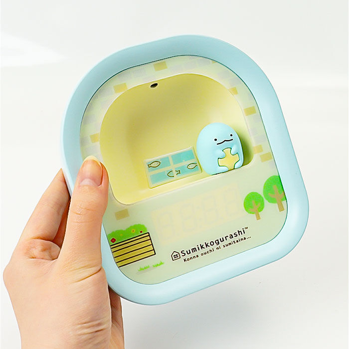 BACKYARD FAMILY「すみっコぐらし 目覚まし 時計 通販 LEDライト付き 目覚まし時計 3Dフィギュア付き」|クロック・置時計|