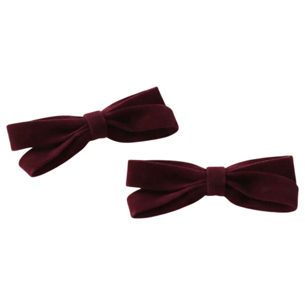 BACKYARD FAMILY「Rora ヘアクリップ キッズ 2個セット 通販 ヘアークリップ 髪どめ 髪留め ヘアアクセサリー」|その他|レッド1