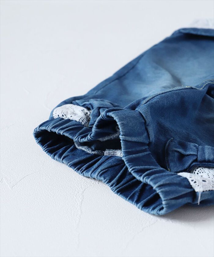 BACKYARD FAMILY「Rora デニムパンツ 通販 ローラ ラピス ジーンズ パンツ ロールアップデニム キッズ 女の子」|その他|