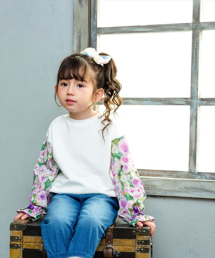 BACKYARD FAMILY「Rora トップス 通販 ローラ シャル トレーナー スウェットシャツ キッズ 子供 女の子 長袖」|その他|