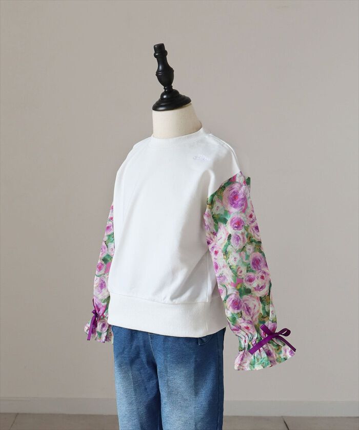 BACKYARD FAMILY「Rora トップス 通販 ローラ シャル トレーナー スウェットシャツ キッズ 子供 女の子 長袖」|その他|