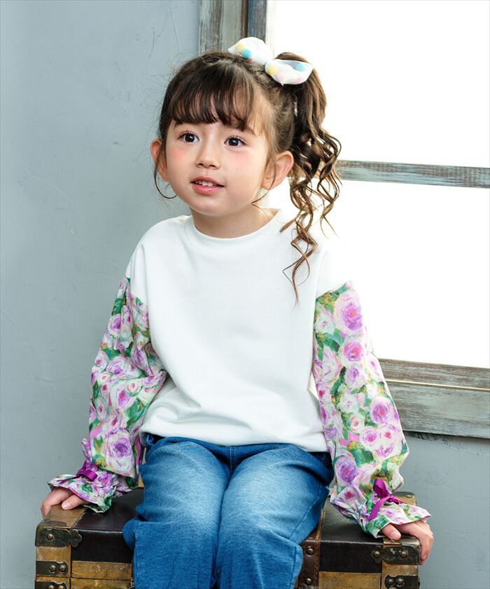 BACKYARD FAMILY「Rora トップス 通販 ローラ シャル トレーナー スウェットシャツ キッズ 子供 女の子 長袖」|その他|