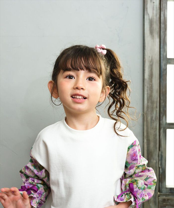 BACKYARD FAMILY「Rora トップス 通販 ローラ シャル トレーナー スウェットシャツ キッズ 子供 女の子 長袖」|その他|