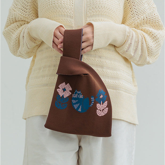 BACKYARD FAMILY「ニットバッグ ミニトート 通販 トートバッグ 小さめ サブバッグ ミニ ニット バッグ」|トートバッグ|