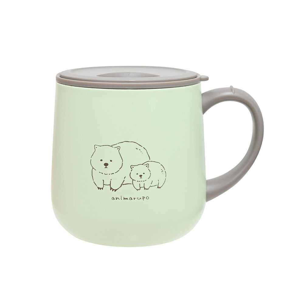 BACKYARD FAMILY「animarupo アニマルポ ステンレスマグ 通販 マグ カップ コップ 保温マグカップ 保温」|食器・キッチングッズ|グリーン1