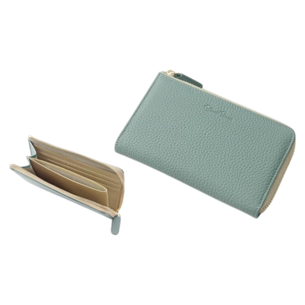 BACKYARD FAMILY「ブランポム 長財布 通販 Blanc Pomme 本革 財布 ロング 大容量 サイフ さいふ」|その他|ブルー1