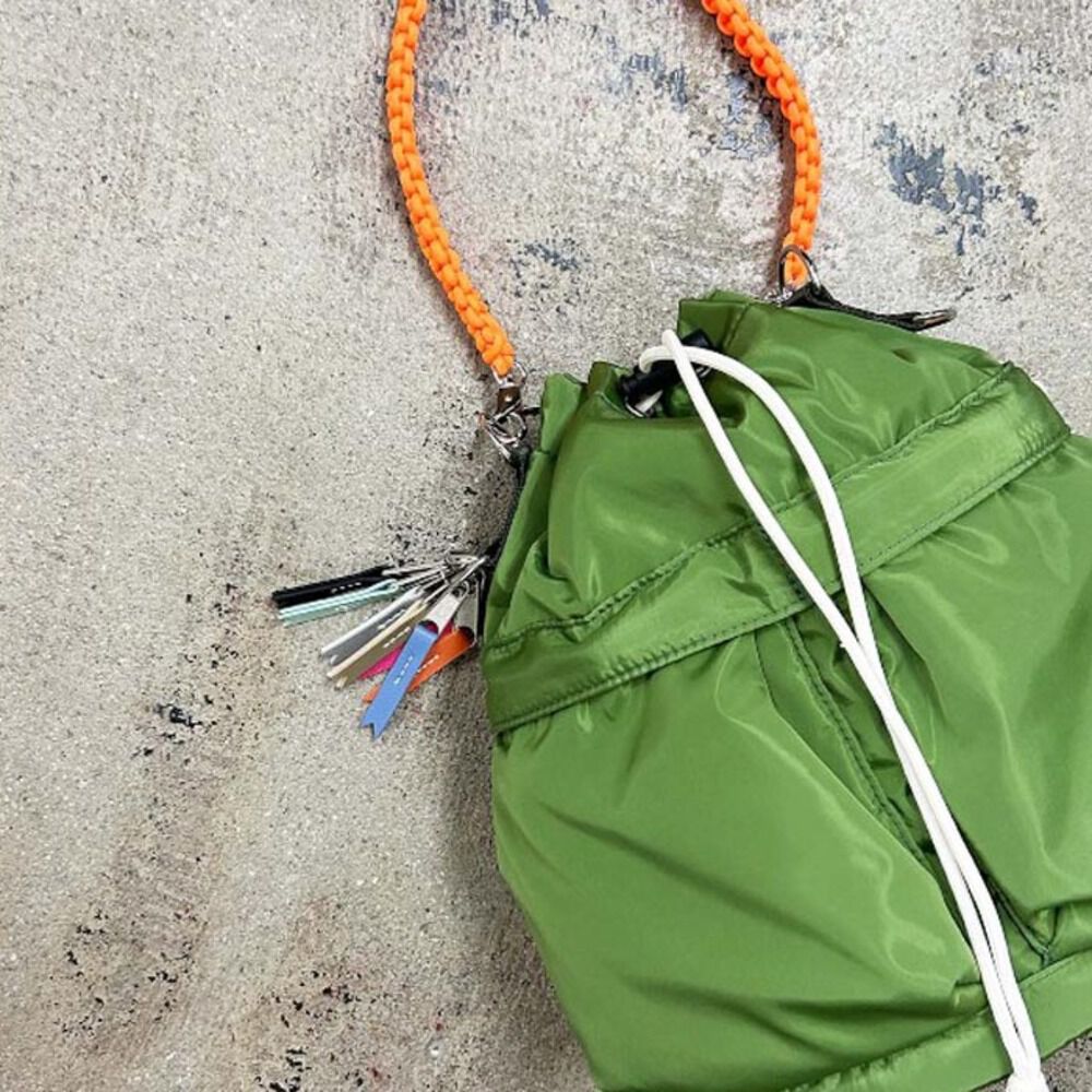 BACKYARD FAMILY「cheek バッグ チーク C23003 通販 トートバッグ 2way トート ショルダーバッグ」|トートバッグ|グリーン1