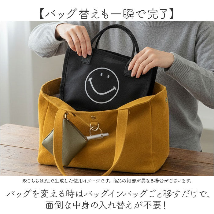 cache cache「カシュカシュ cachecache バッグ 01-00-68310 通販 スマイルモチーフ」|その他|