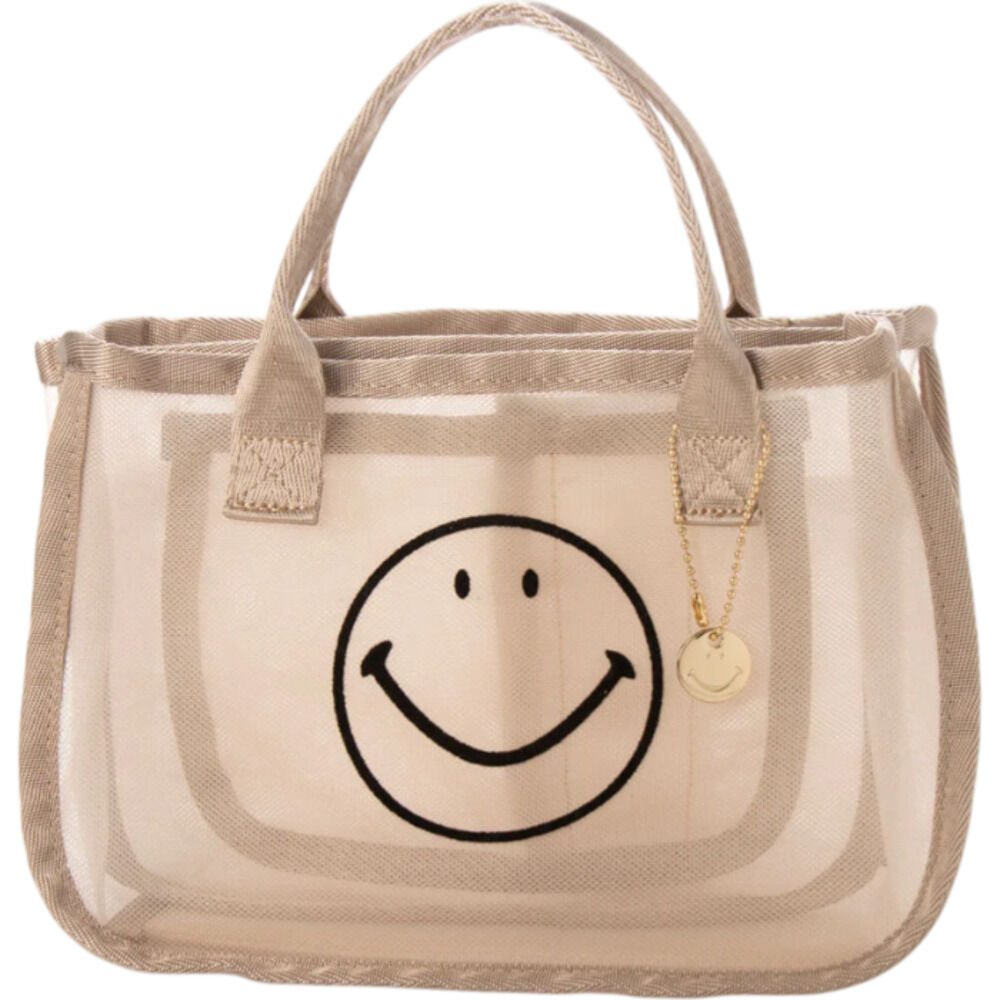 cache cache「カシュカシュ cachecache バッグ 01-00-68310 通販 スマイルモチーフ」|その他|ベージュ1