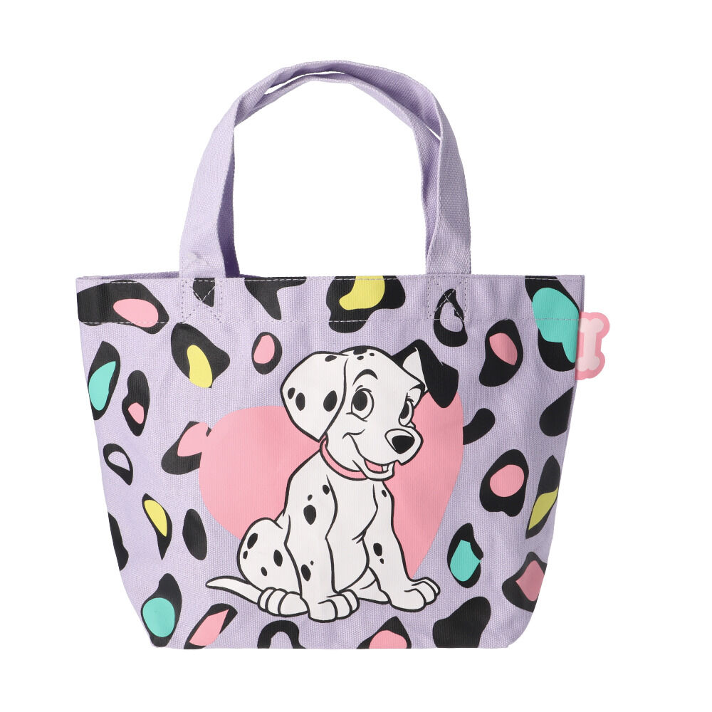 BACKYARD FAMILY「ミニトートバッグ キャラクター 通販 カラーマチ付きバッグ トートバッグ ランチトートバッグ」|トートバッグ|パープル1