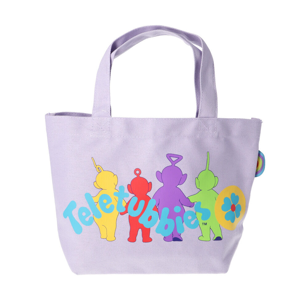 BACKYARD FAMILY「ミニトートバッグ キャラクター 通販 カラーマチ付きバッグ トートバッグ ランチトートバッグ」|トートバッグ|パープル3