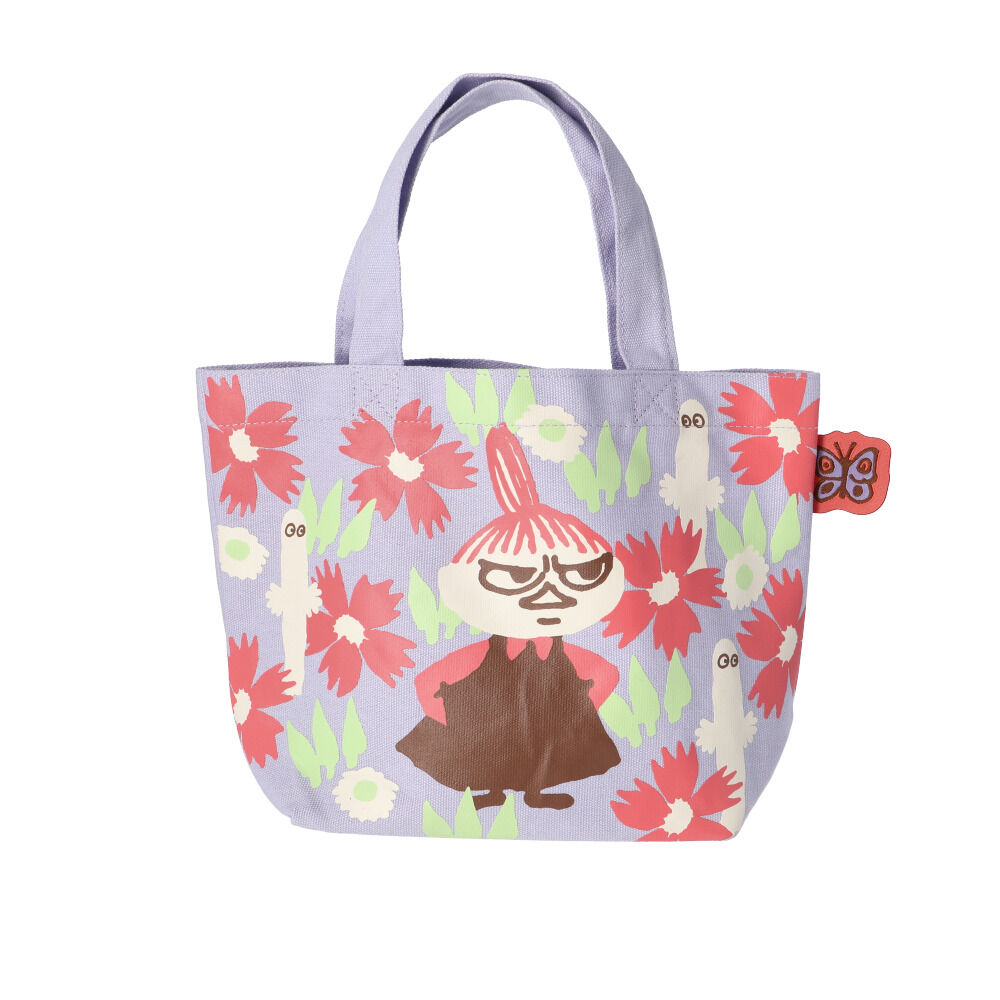 BACKYARD FAMILY「ミニトートバッグ キャラクター 通販 カラーマチ付きバッグ トートバッグ ランチトートバッグ」|トートバッグ|パープル4
