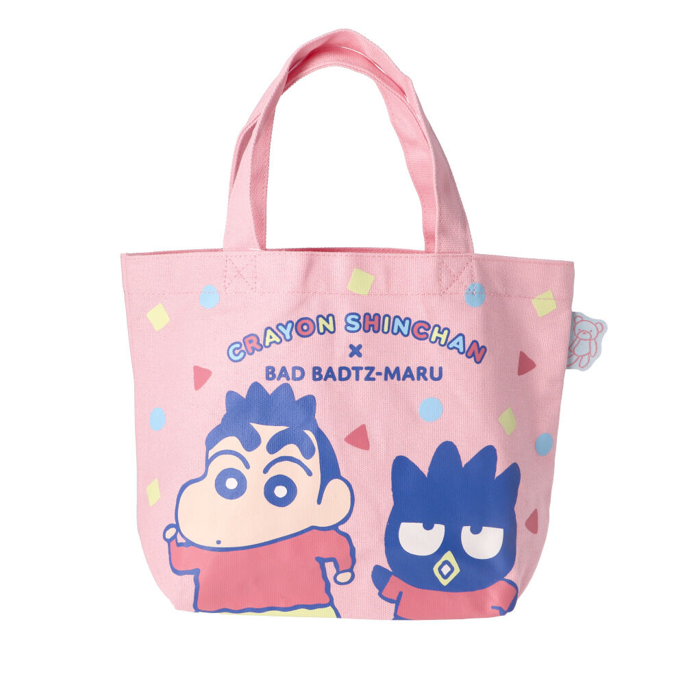BACKYARD FAMILY「ミニトートバッグ キャラクター 通販 カラーマチ付きバッグ トートバッグ ランチトートバッグ」|トートバッグ|ピンク1