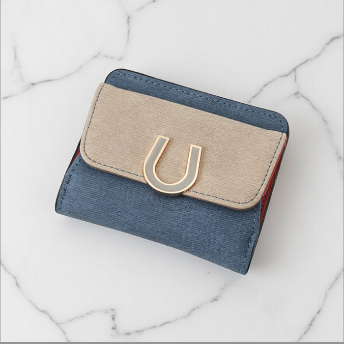 BACKYARD FAMILY「ラムモード 財布 通販 馬蹄モチーフ 二つ折り財布 レディース お財布 ミニ財布 サイフ」|その他|