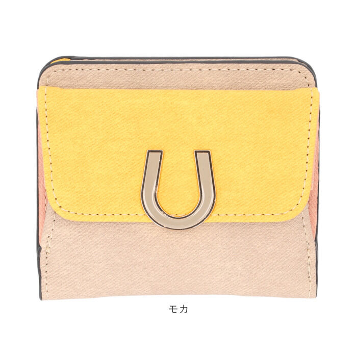 BACKYARD FAMILY「ラムモード 財布 通販 馬蹄モチーフ 二つ折り財布 レディース お財布 ミニ財布 サイフ」|その他|