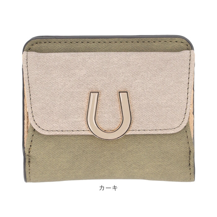 BACKYARD FAMILY「ラムモード 財布 通販 馬蹄モチーフ 二つ折り財布 レディース お財布 ミニ財布 サイフ」|その他|