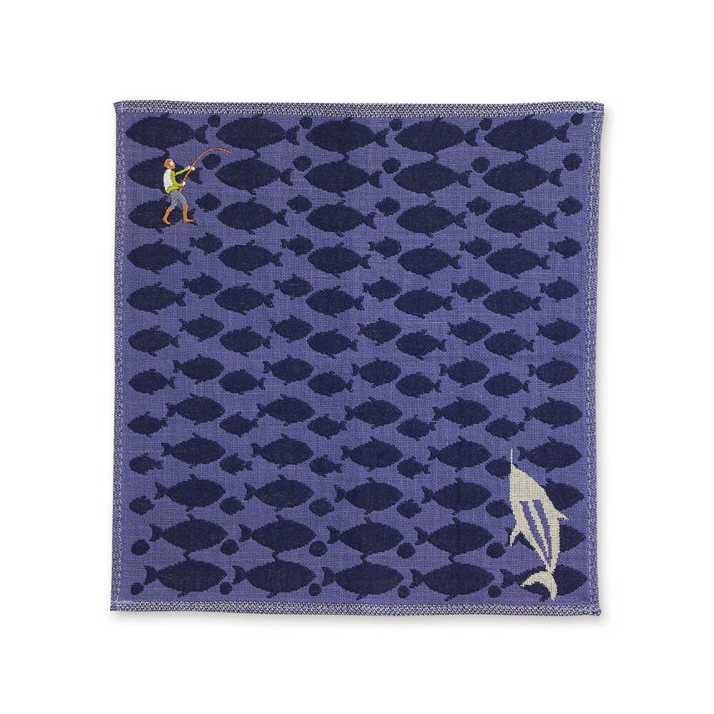 BACKYARD FAMILY「ハンカチ メンズ タオル 通販 MIYAMOTO COLLECTION ミヤモトコレクション 男性」|ハンカチ|ブルー2