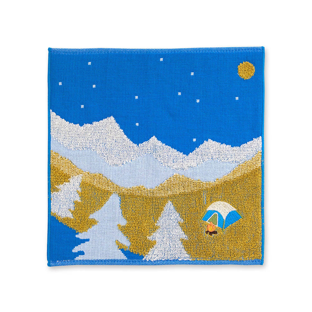 BACKYARD FAMILY「ハンカチ メンズ タオル 通販 MIYAMOTO COLLECTION ミヤモトコレクション 男性」|ハンカチ|ブルー4