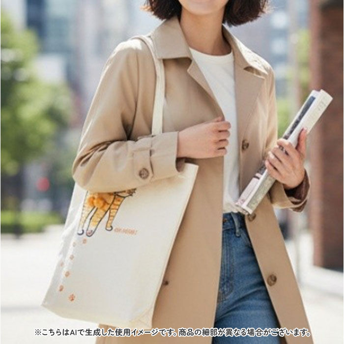 AND PACKABLE「トートバッグ AND PACKABLE 通販 ニャンタマトートバッグ 大きめ A4」|トートバッグ|