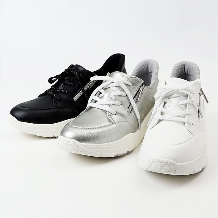 BACKYARD FAMILY「Pansy パンジー スニーカー レディース 厚底 通販 厚底シューズ カジュアルシューズ 紐靴」|スリッポン|