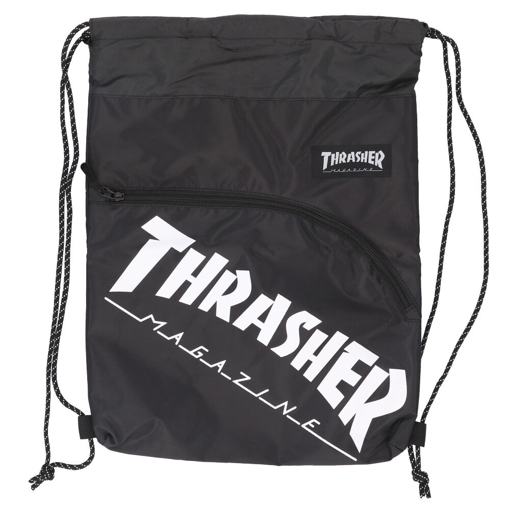 BACKYARD FAMILY「スラッシャー ナップサック THRASHER 通販 ナップザック リュック スポーツバッグ」|リュック|ブラック1