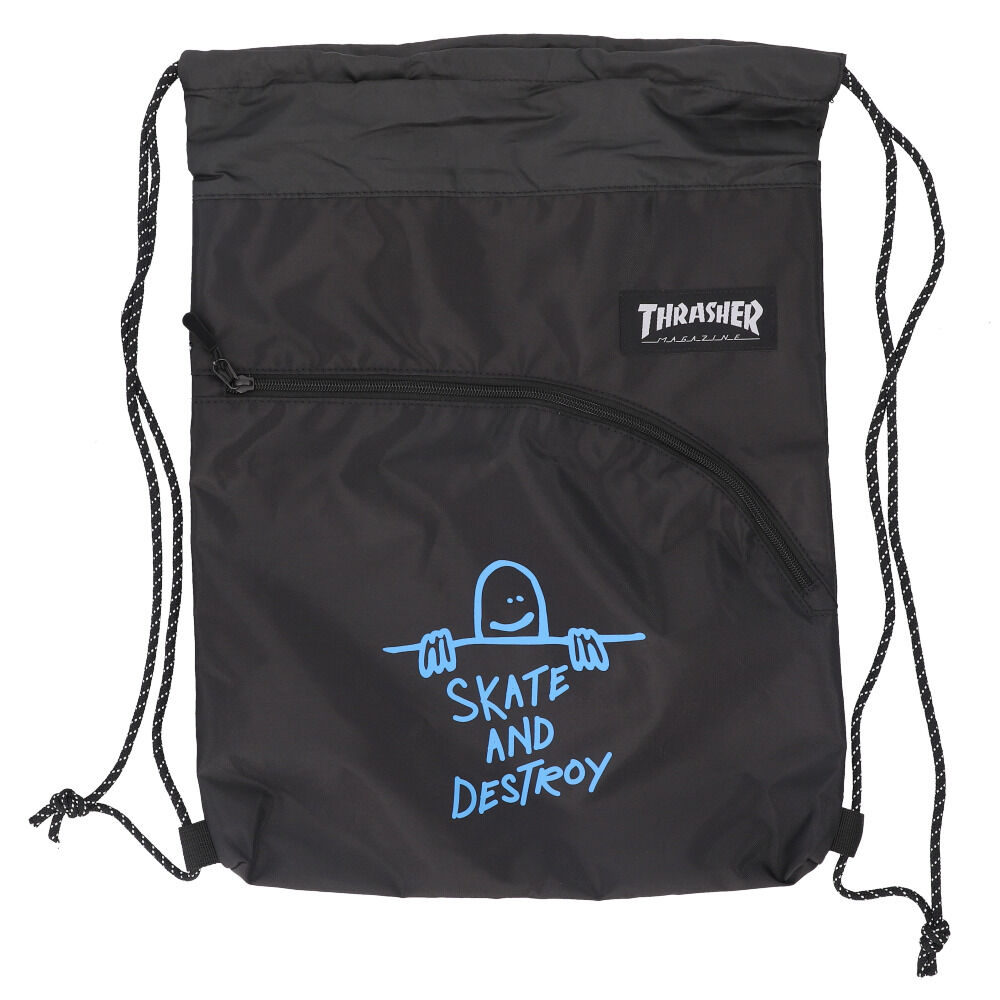 BACKYARD FAMILY「スラッシャー ナップサック THRASHER 通販 ナップザック リュック スポーツバッグ」|リュック|ブラック4