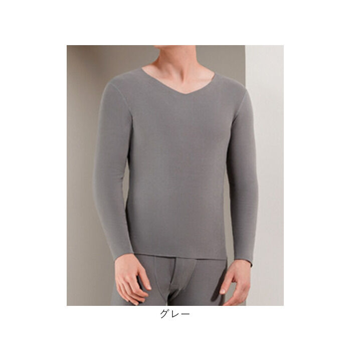 BACKYARD FAMILY「発熱インナー 長袖 メンズ 通販 インナーシャツ 下着シャツ あったかインナー 肌着 あったか」|インナー|