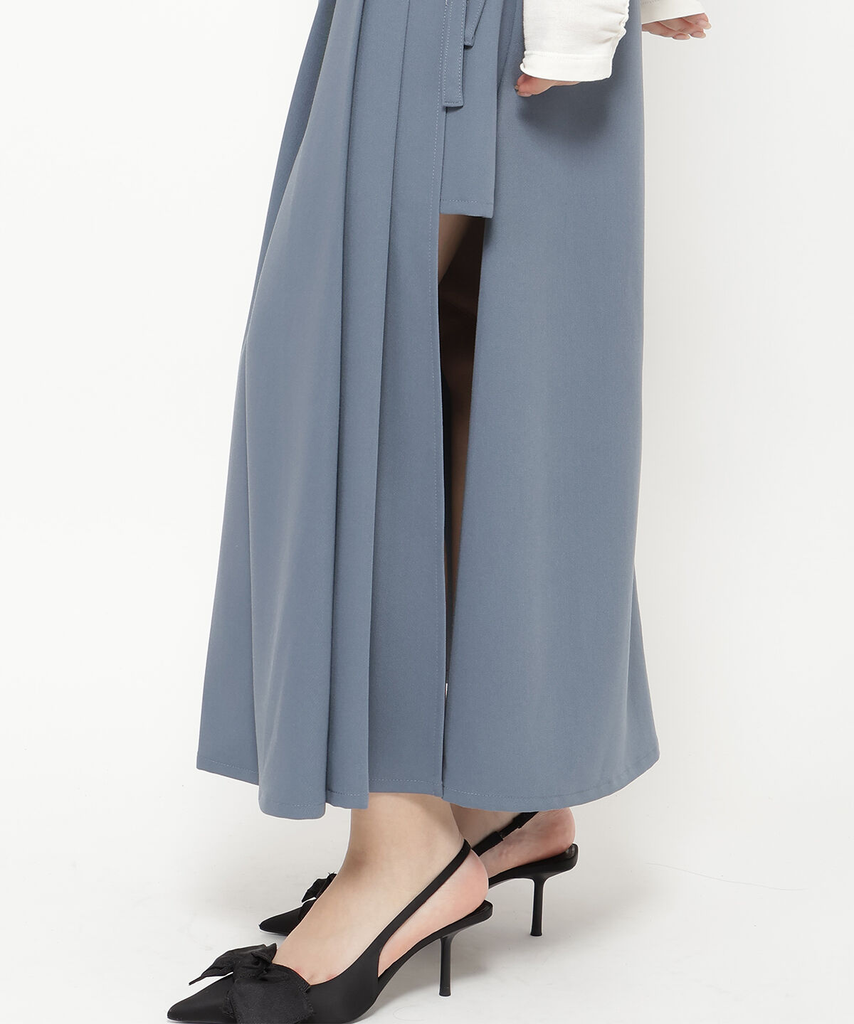 REDYAZEL「アシメソフトプリーツスカート」|フレア|