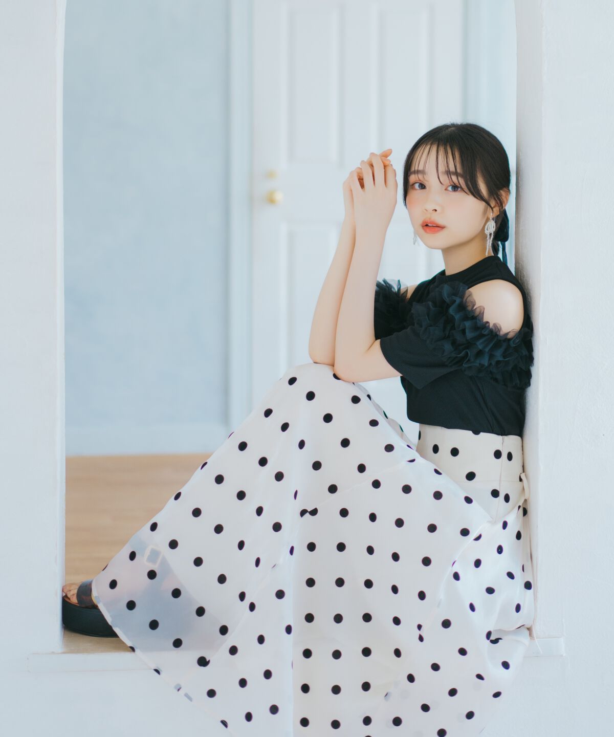 WILLSELECTION「チュールフリルテレコトップス」|Tシャツ・カットソー|