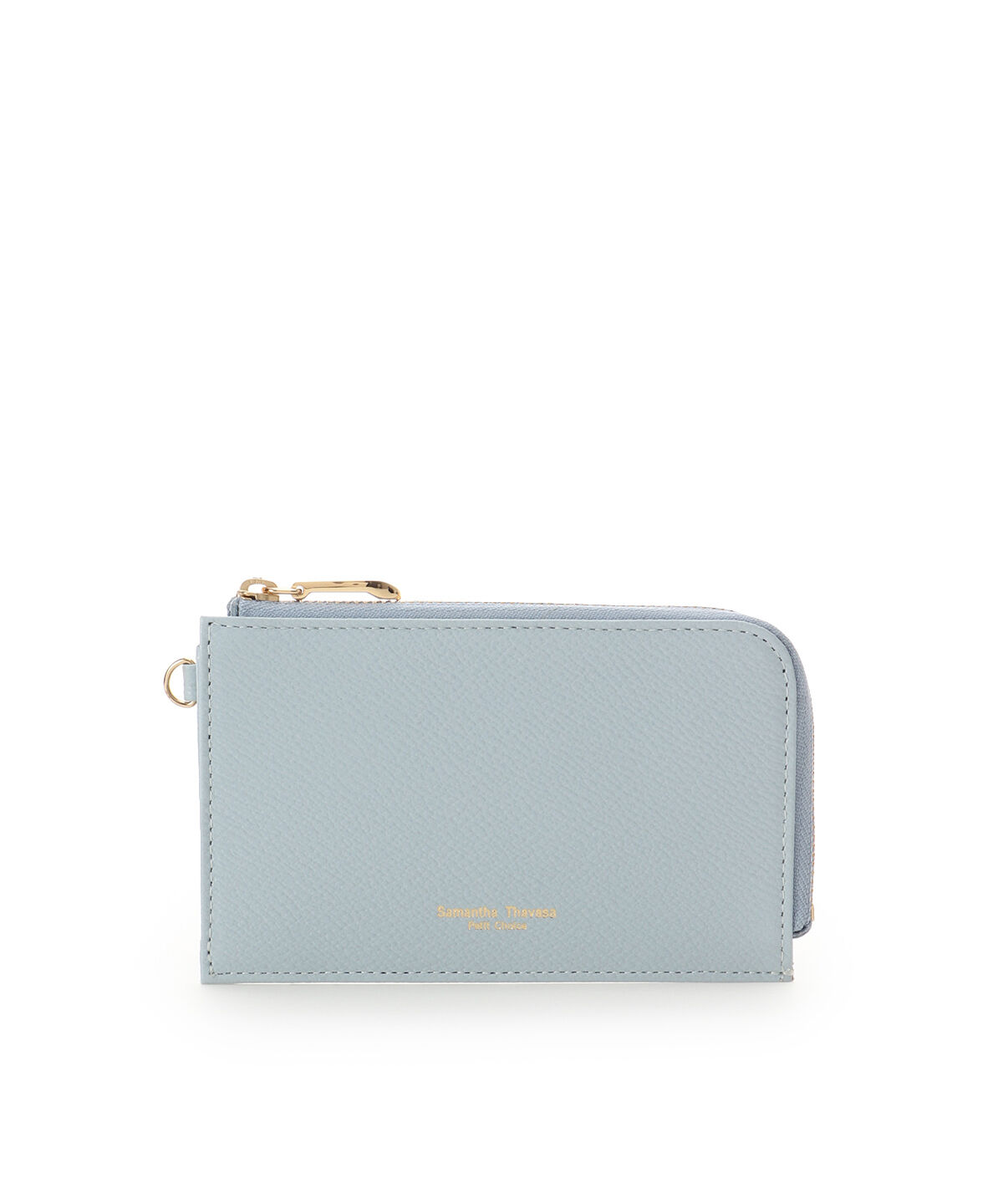 Samantha Thavasa Petit Choice「シンプル薄マチ マルチケース」|コインケース|ライトブルー
