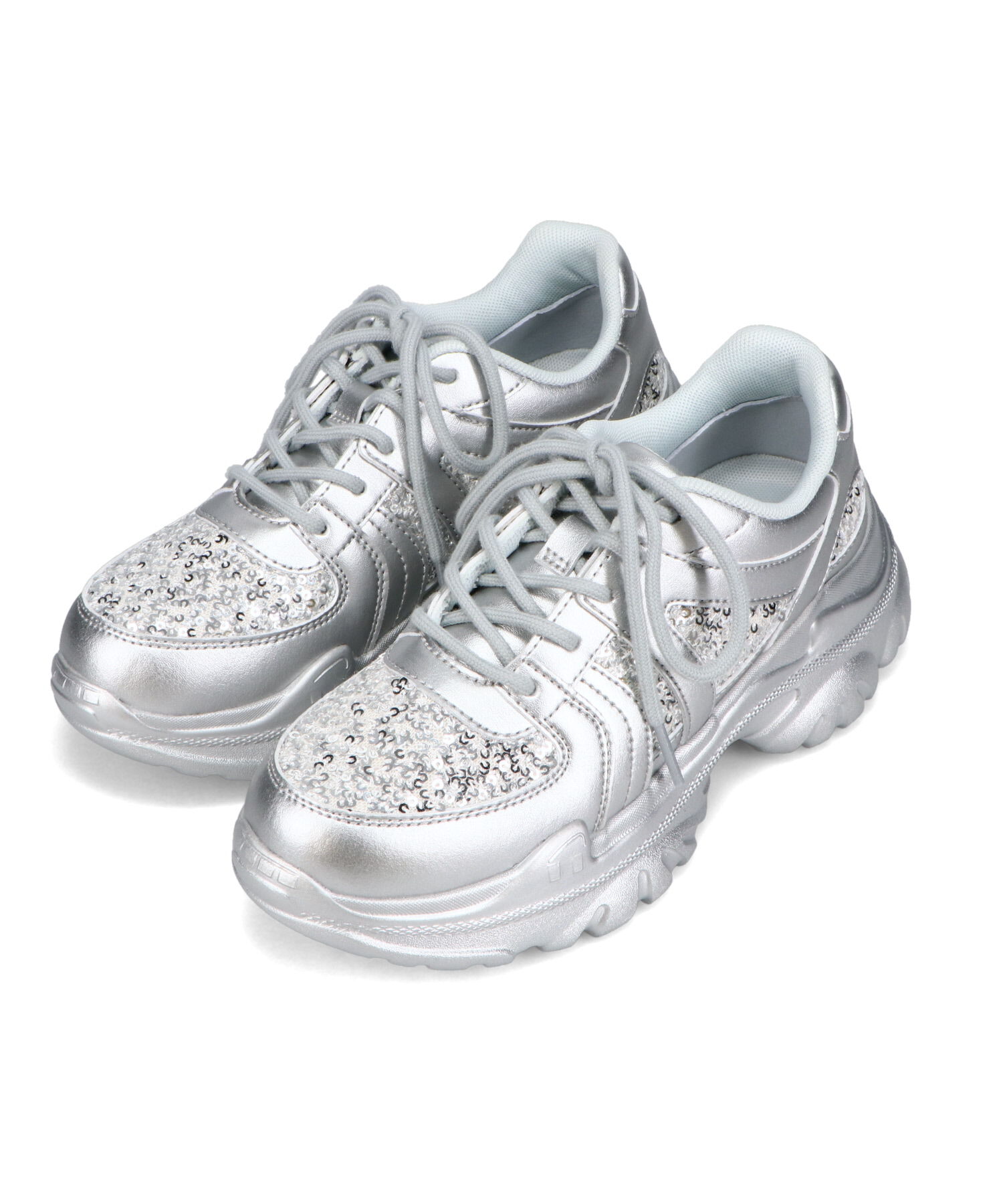 ORiental TRaffic「スパンコール 厚底 スニーカー /OT3752 クッション」|スニーカー|