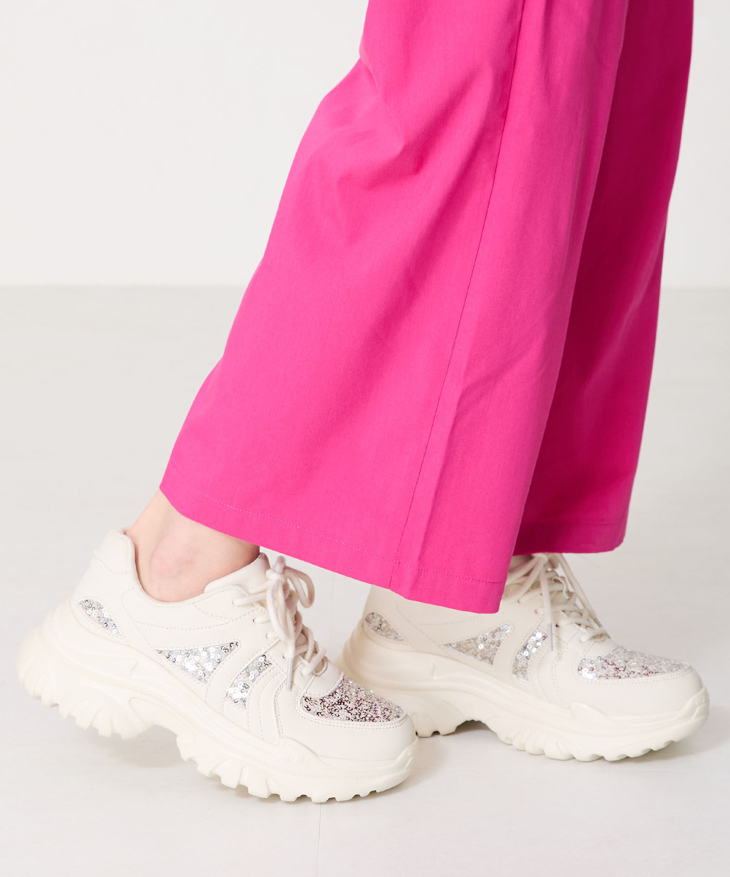 ORiental TRaffic「スパンコール 厚底 スニーカー /OT3752 クッション」|スニーカー|